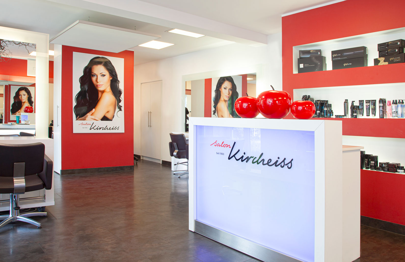 Blick in den Salon Kircheiss in Poing